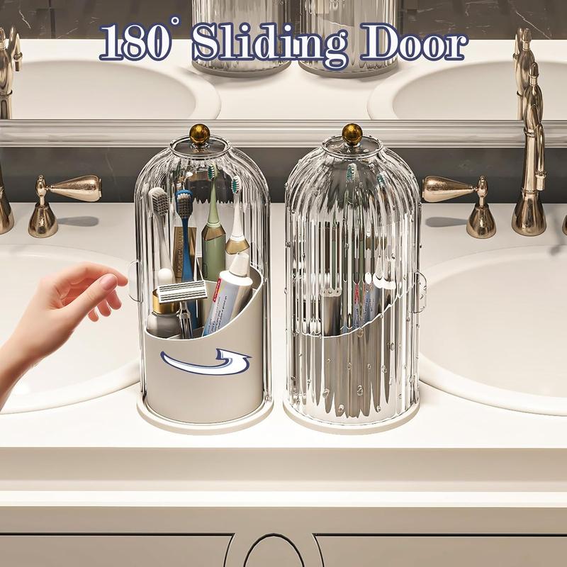 Luxury Skincare And Makeup Brands - 360° Rotating Makeup Brush Holder With