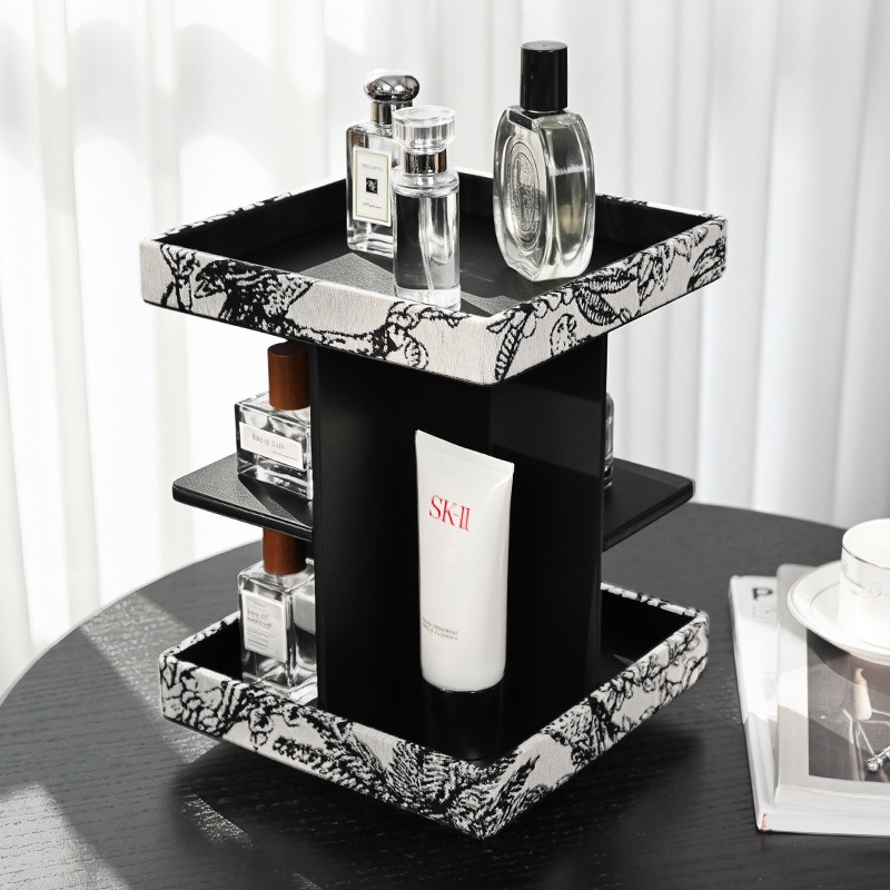360° Rotating Makeup Organizer - Luxury Skincare Tools ulasan dan harga