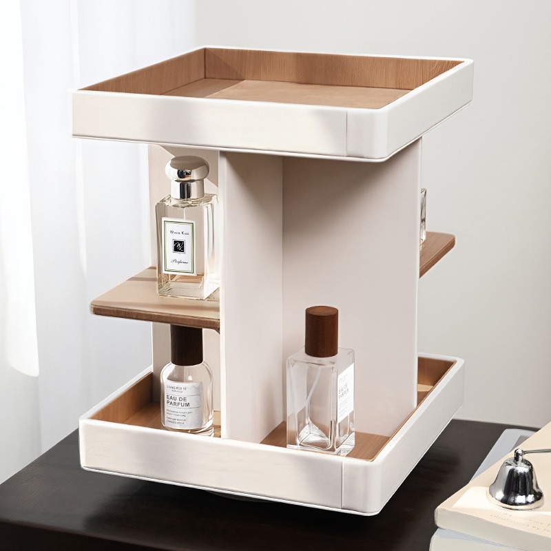 360° Rotating Makeup Organizer - Luxury Skincare Tools ulasan dan harga