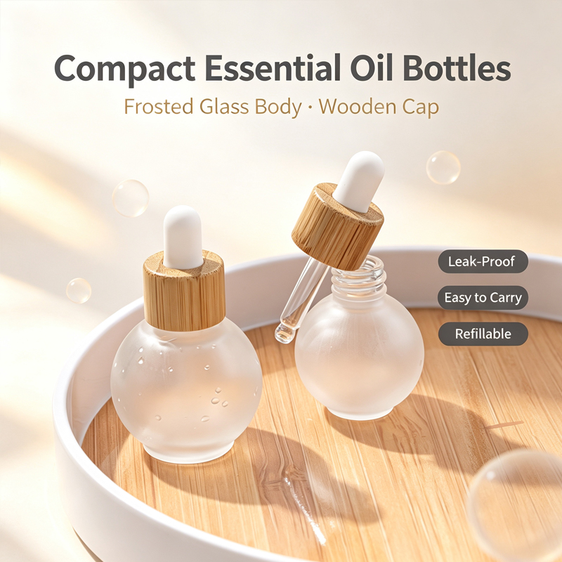20/30ml Ball-Shape Dropper Gla - Luxury Skincare Packaging ulasan dan harga