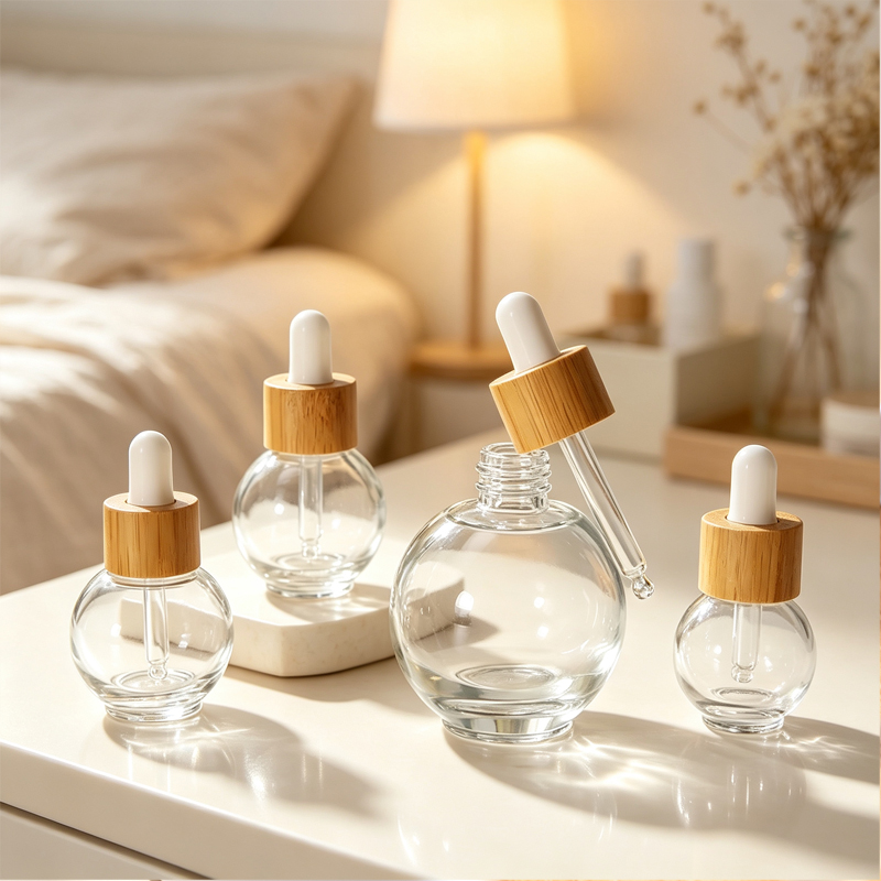 20/30ml Ball-Shape Dropper Gla - Luxury Skincare Packaging ulasan dan harga
