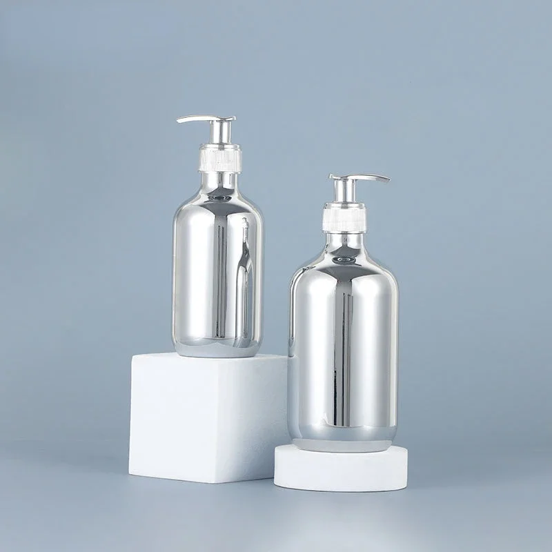 500ml Electroplating Gold Silv - Luxury Skincare Packaging ulasan dan harga