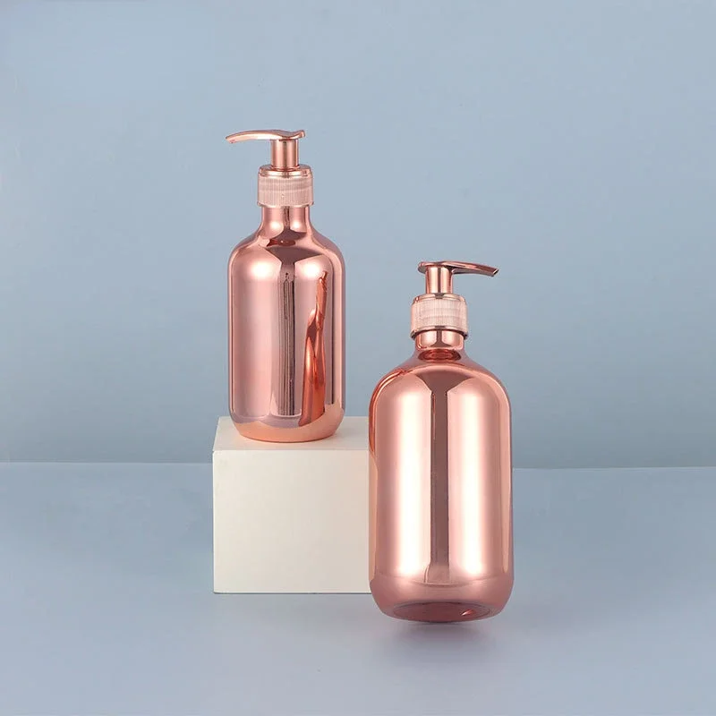 500ml Electroplating Gold Silv - Luxury Skincare Packaging ulasan dan harga