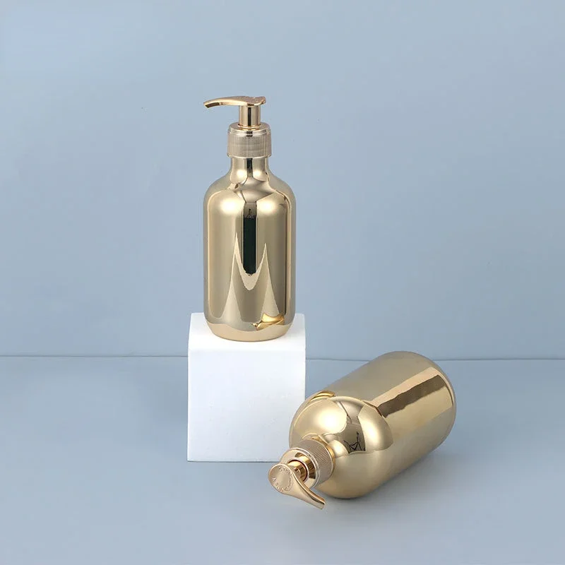 500ml Electroplating Gold Silv - Luxury Skincare Packaging ulasan dan harga