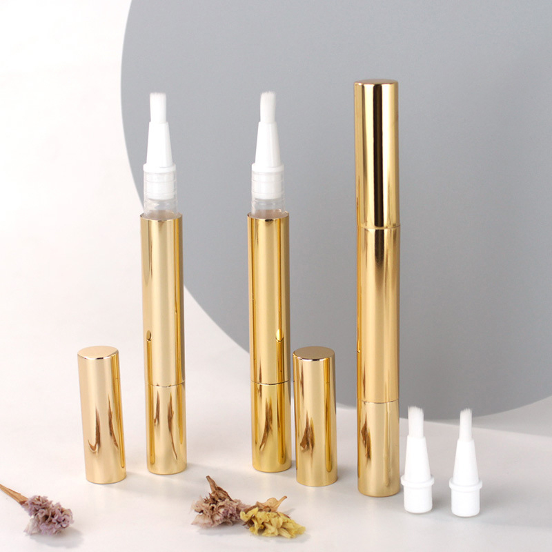 3ml gold Twist Pens Empty Nail - Luxury Skincare Packaging ulasan dan harga